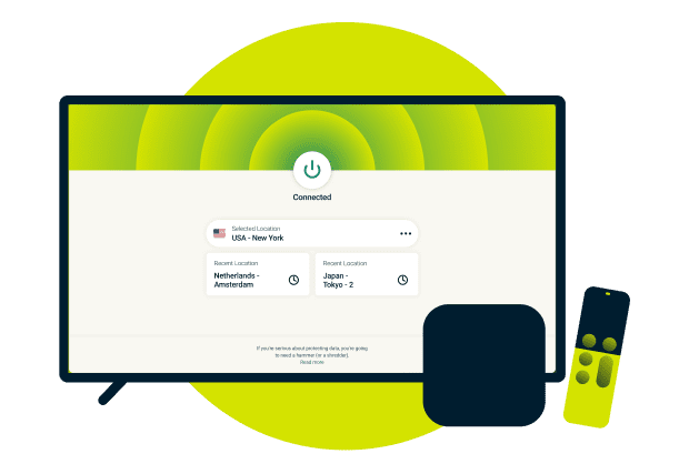 Prijavite se u ExpressVPN Prijavite se u svoju Apple TV VPN aplikaciju pomoću svojih ExpressVPN podataka za prijavu. Povežite se na poslužitelj ...
