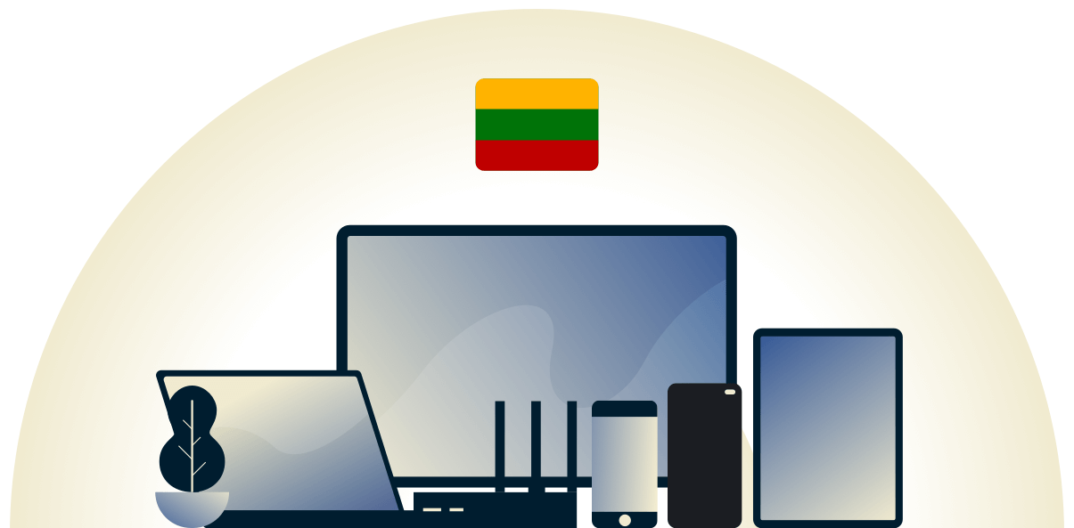 Litouwen VPN beschermt allerlei apparaten.
